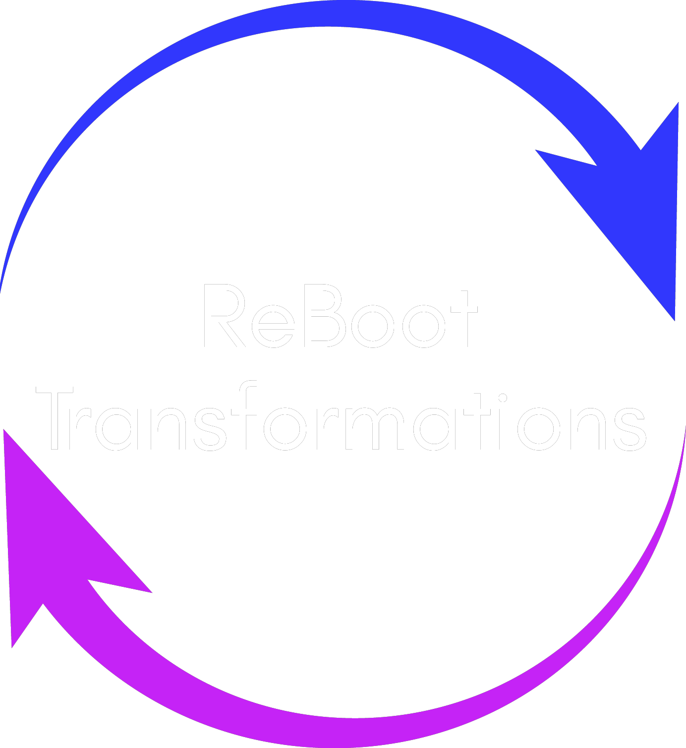 ReBoot Transformations Logo Final - White and Colours